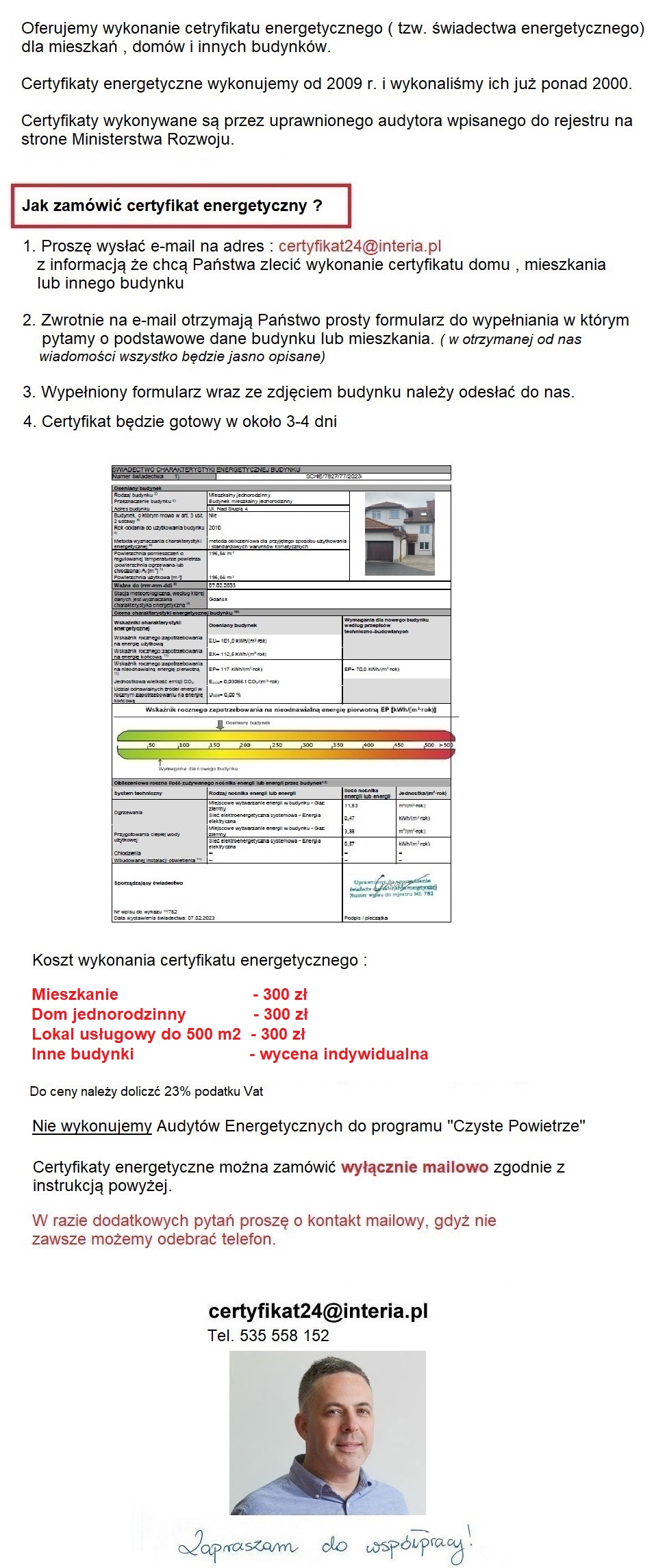 Swiadectwa energetyczne domow audyty energetyczne Piotrków Kujawski